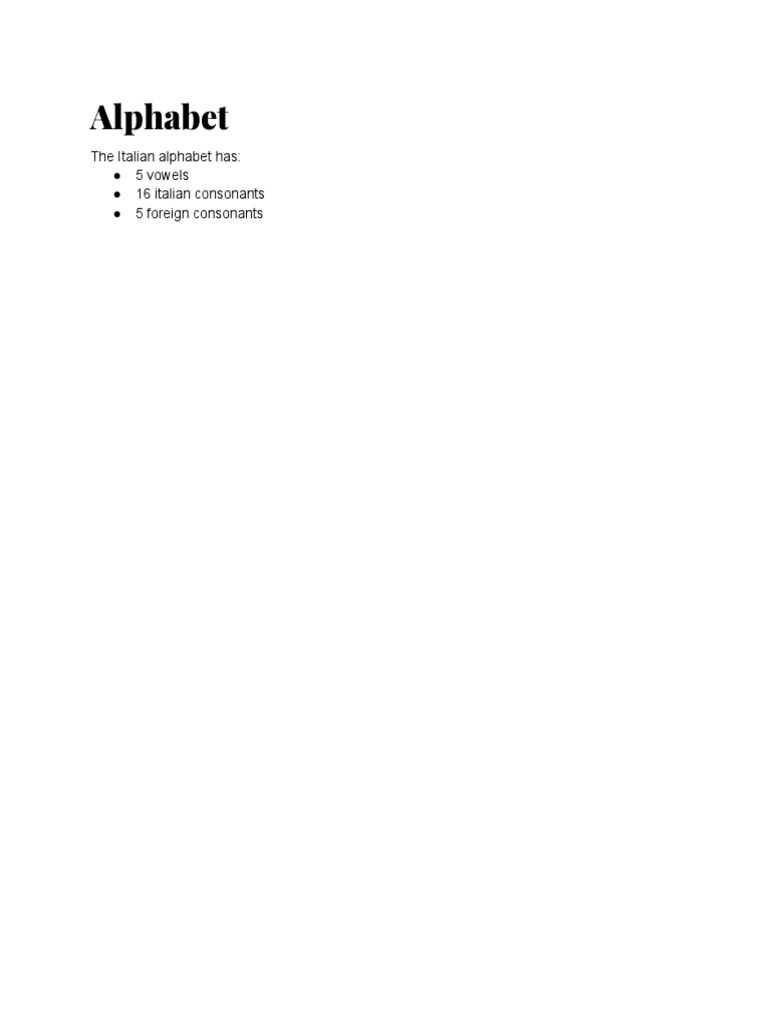 Alphabet | PDF