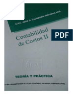 LIBRO - Contabilidad de Costos II, Teoría y Práctica) - Moquillaza