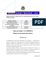 TH0205 Hoja de Trabajo de Bases Celulares Del Cáncer