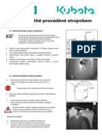 Návod K Údržbě Strojníkem Kubota U10-3 CZ
