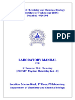 CYC 517 Physical Chemistry Lab II MSC 3rd SEM