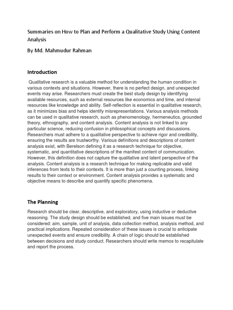 summaries-on-how-to-plan-and-perform-a-qualitative-study-using-content