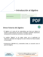 Clase 01 - Introducción Al Algebra