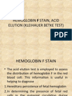 Acid Elution Test
