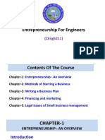 Entrepreneurship For Engineers: (Ceng5211)