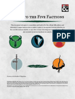 Guide To The Five Factions v10