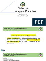 Diapositivas Unidad 1. Diplomado en Quimica para Docentes.