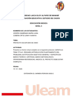 Universidad Laica Eloy Alfaro de Manabí Investigación Educativa: Estudio de Casos