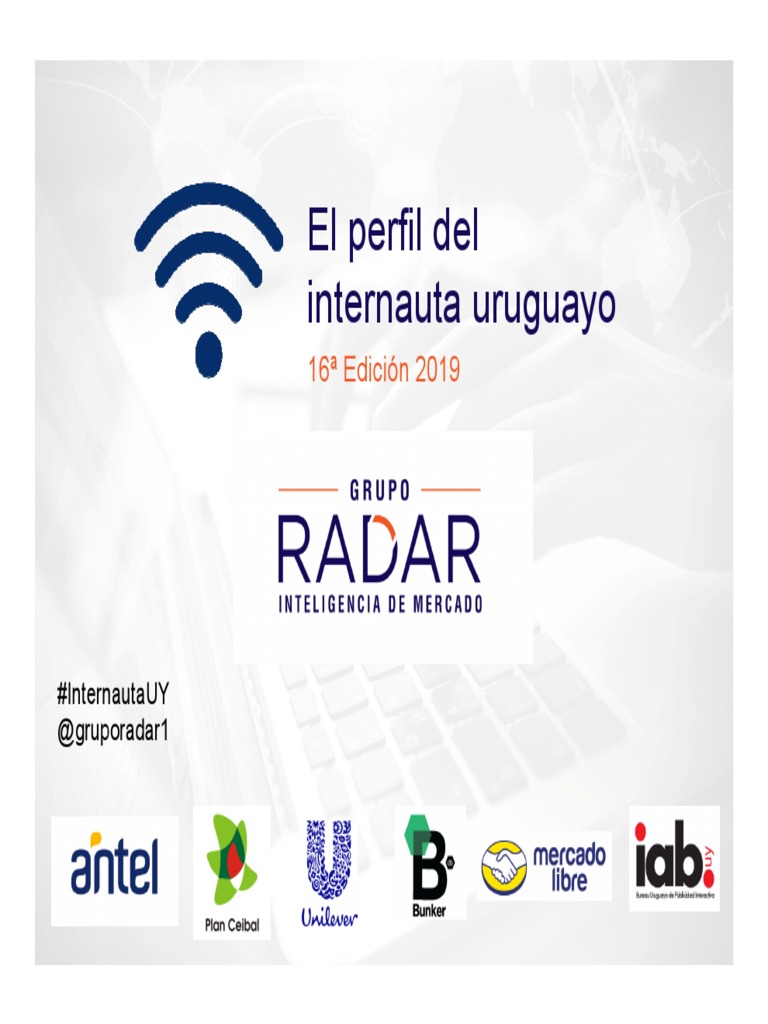 Perfil Del Internauta Uruguayo 2019 | PDF | Metodología de encuesta ...