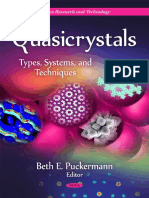 MX - Quasicrystals Types Systems and Techniques