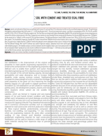 STABILIZATION OF LATERITIC SOIL WITH CEMENT AND TREATED SISAL FIBRE