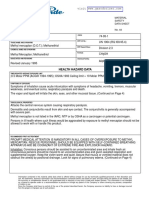 Odorant Safety Data Sheet