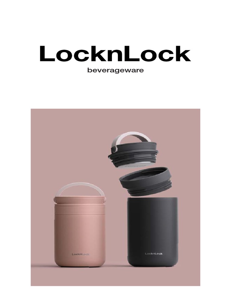 LocknLock Beverage | PDF | Mug | Silicone
