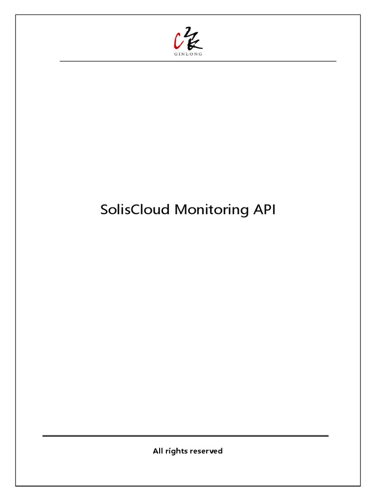 external soliscloud monitoring api pdf