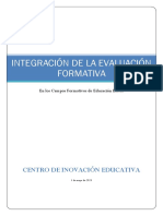 Integracion de La Evaluacion Formativa en La Planificacion Curricular en Los Campos Formativos