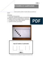 Formato para copia de  modelo en cuadriculado