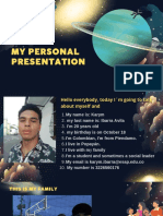 My Personal Presentation