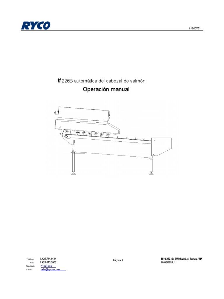 Manual226b Ryco Español | Descargar gratis PDF | Pescado | Corriente ...