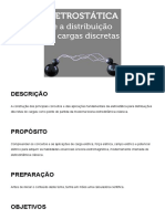 Eletrostática e A Distribuição de Cargas Discretas