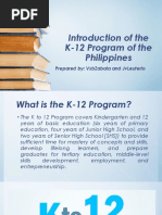 Topic 5 Introduction To The K-12 Curriculum