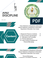 Student Guide On Conduct and Discipline