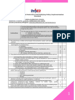 ANNEX 2B Child Protection Policy Implementation Checklist