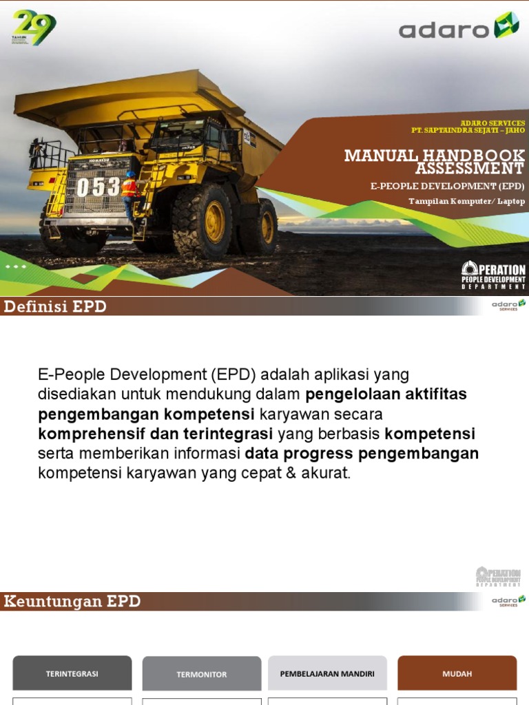 Panduan Penggunaan EPD untuk Assessment | PDF