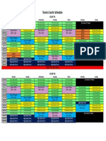 Tennis Court Schedule 2023 - Edit