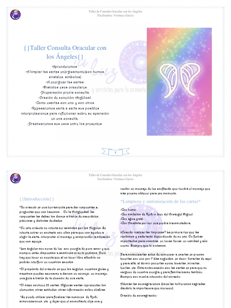 Consulta Oracular Angelica | PDF | Oráculo