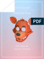 Máscara Foxy - Momuscraft