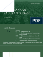 Perencanaan Saluran Irigasi