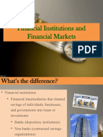 StudentLecture Financial Institutions and Markets