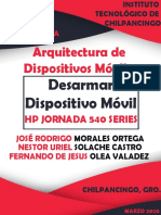 Arquitectura de Dispositivos Móviles: Desarmar Dispositivo Móvil