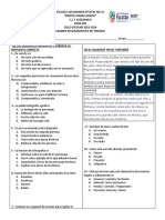 Examen de Diagnostico Tercero BJG