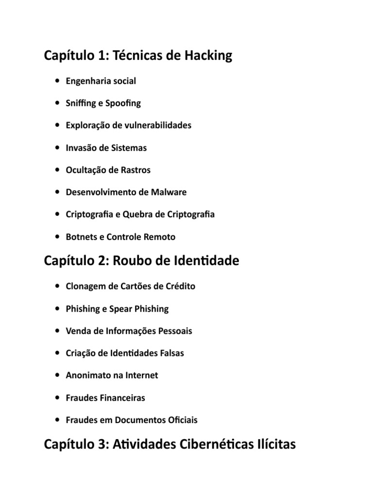 Técnicas de Hacking e Segurança Cibernética | PDF | Segurança ...