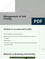 Unit 6 - Soil Fertility Management