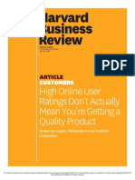 HBR High Online User Ratings