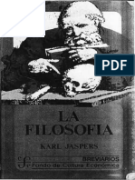 La Filosofía. Jaspers, Karl 