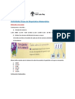 Actividades Etapa de Diagnóstico-Matemática