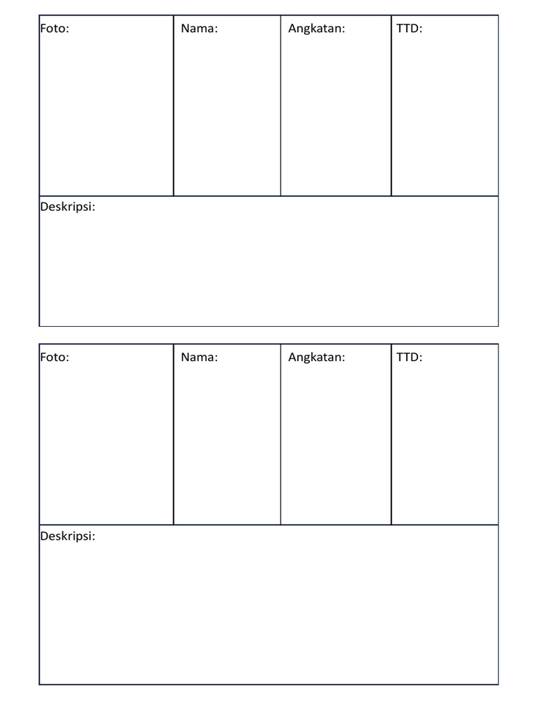Data Angkatan dan Tanda Tangan | PDF
