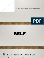 NSTP1 Perspective On Self and Self Awareness