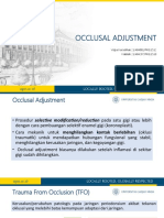 Skills Lab Occlusal Adjustment