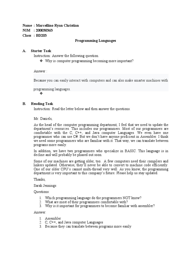 Importance of Programming Resources Update | PDF | Computer Programming ...