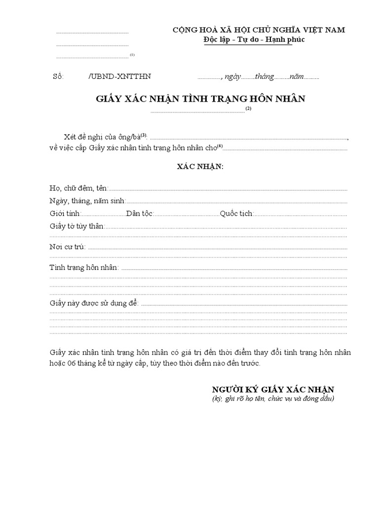 Mau giay xac nhan tinh trang hon nhan 0902102150 pdf