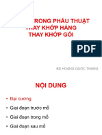 Gây Mê Trong PT Thay Khớp Háng-khớp Gối