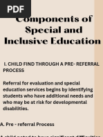 FTC4 CHAPTER 4 Components of Special and Inclusive Education