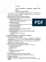 Regulación relaciones laborales contrato trabajo