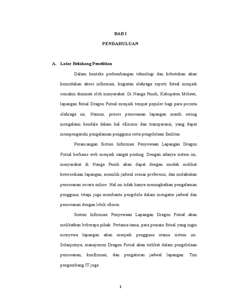 Bab 1 P | PDF