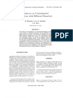 Flashover On Contaminated Insulators With Different Diameter - Matsuoka1991