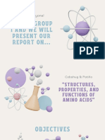 Structures, Properties, and Functions of Amino Acids